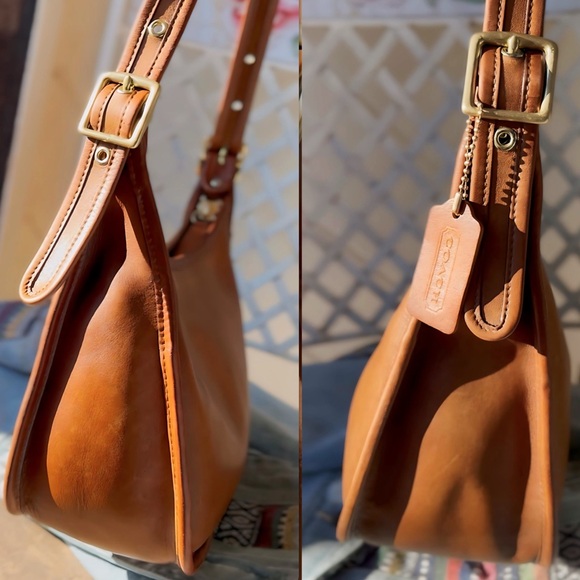 VINTAGE COACH JANICE’S LEGACY BURNISHED CROSSBODY BAG 9950 - Picture 6 of 17